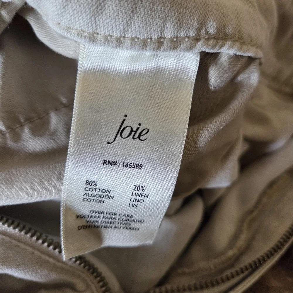 Joie‎ sz XXL khaki shorts cotton/linen lightweight summer casual beach vacation